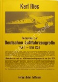 Book cover of Recherchen zur Deutschen Luftfahrzeugrolle / Investigations on the German Aircraft Register by RIES, Karl